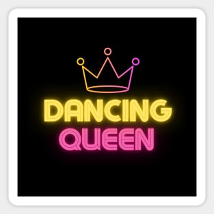 Neon Dancing Queen Sticker